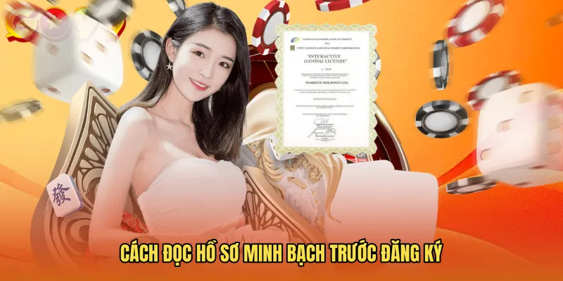 Cách đọc hồ sơ minh bạch trước đăng ký